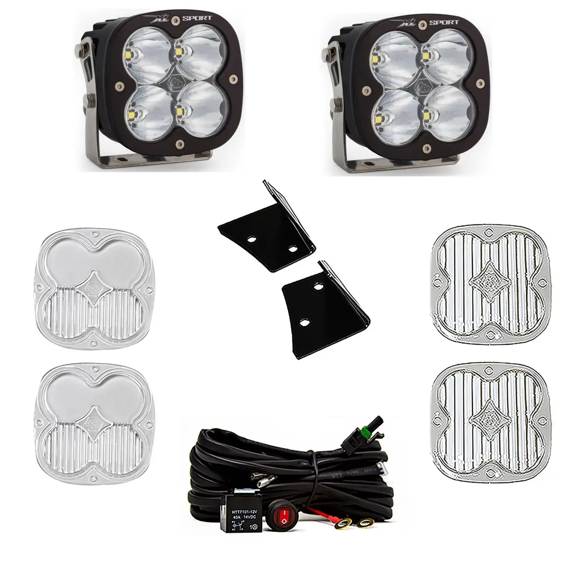 Jeep Jk Xl Sport Spot A-Pillar Kit Baja Designs 1