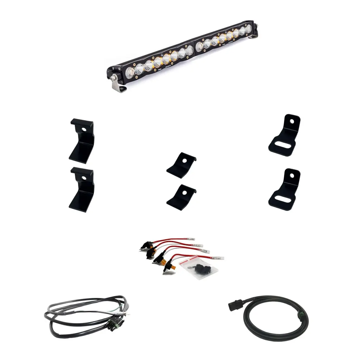Ram 1500 Trx 21-On 20 Inch S8 Grill Kit Baja Designs 1