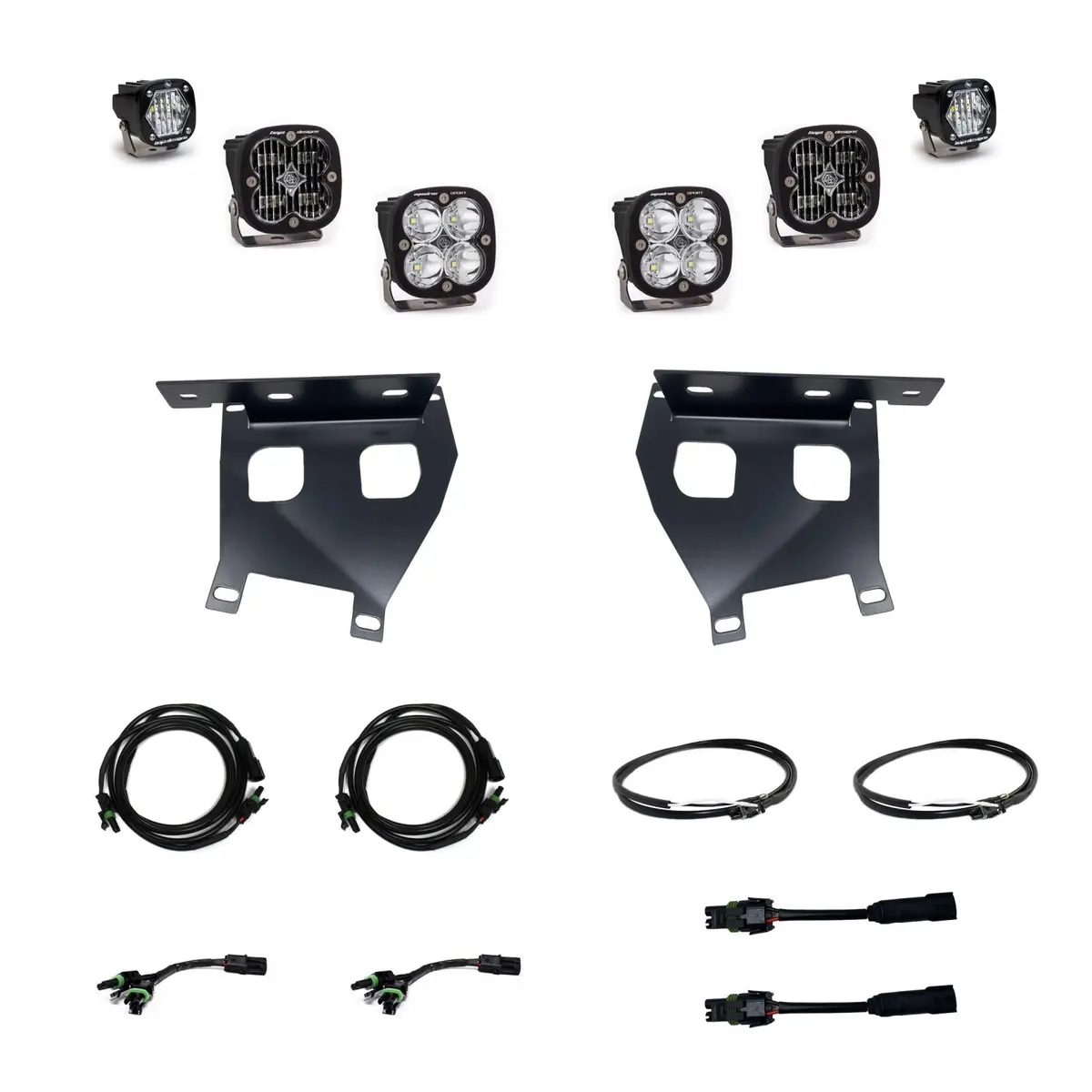 Aftermarket Fog Pocket Sae Kit Fits 21-On Ford Raptor Baja Designs 1