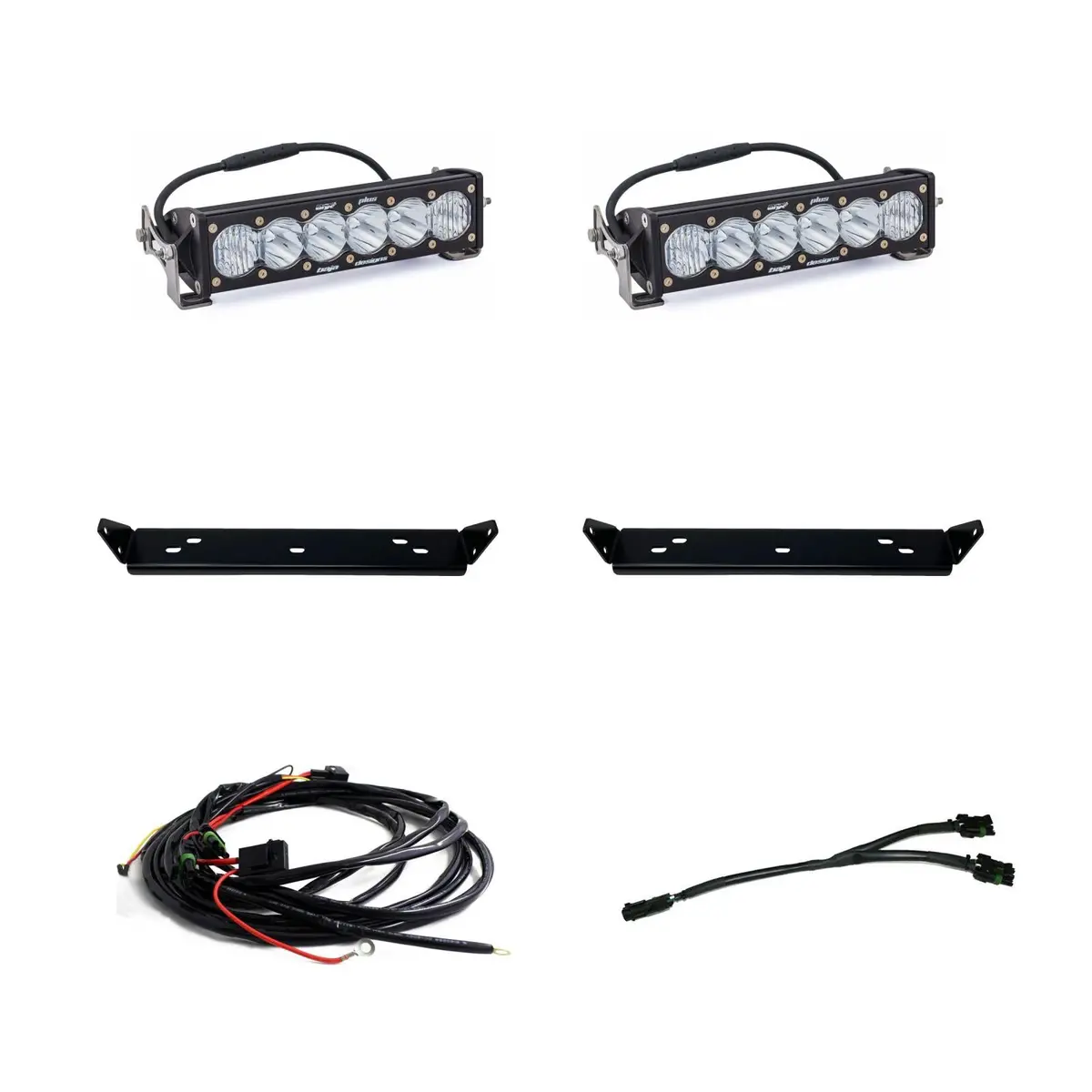 10 Inch Onx6 D/C Behind Grill Kit Fits 21-On Ford Raptor Baja Designs 1