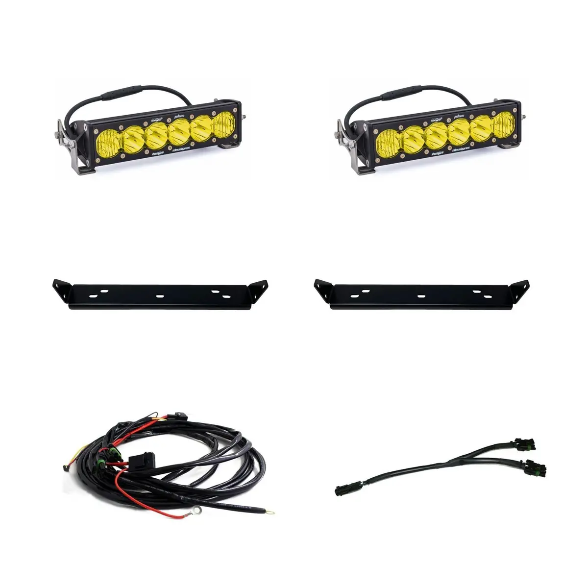 10 Inch Onx6 D/C Amber Behind Grill Kit Fits 21-On Ford Raptor Baja Designs 1