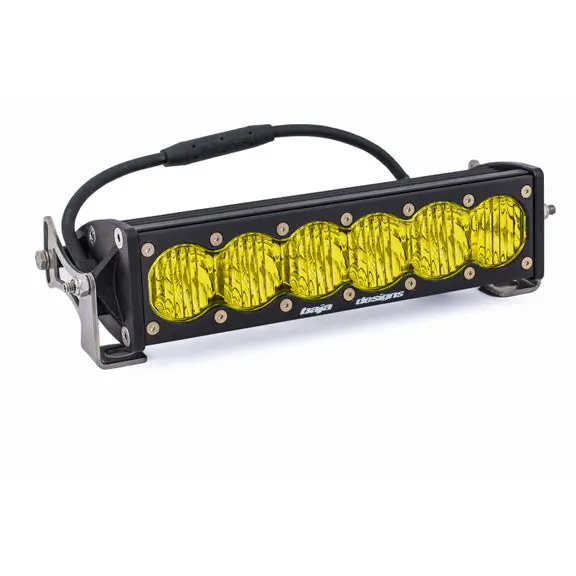10 Inch Led Light Bar Amber Lens Wide Driving Onx6 Baja Designs 1