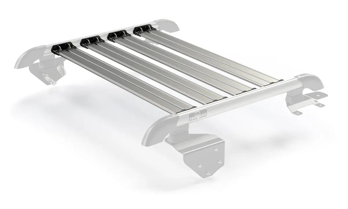 Jeep Jk 2 Door Nebo Roof Rack 4-Piece Cargo Slat Kit Silver 07-18 Wrangler Jk 1