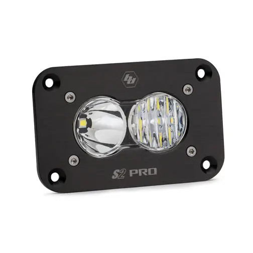 Led Work Light Flush Mount Clear Lens Driving Combo Pattern S2 Pro Baja Designs 1