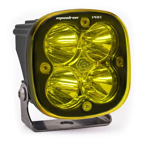 Led Light Pod Black Amber Lens Spot Pattern Squadron Pro Baja Designs 1