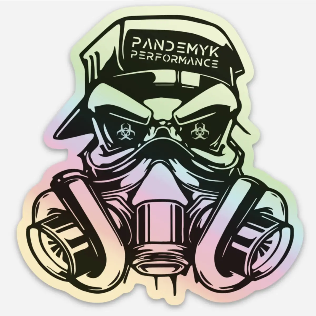 Pandemyk Die-Cut Turbo Gas Mask Sticker Decal 1