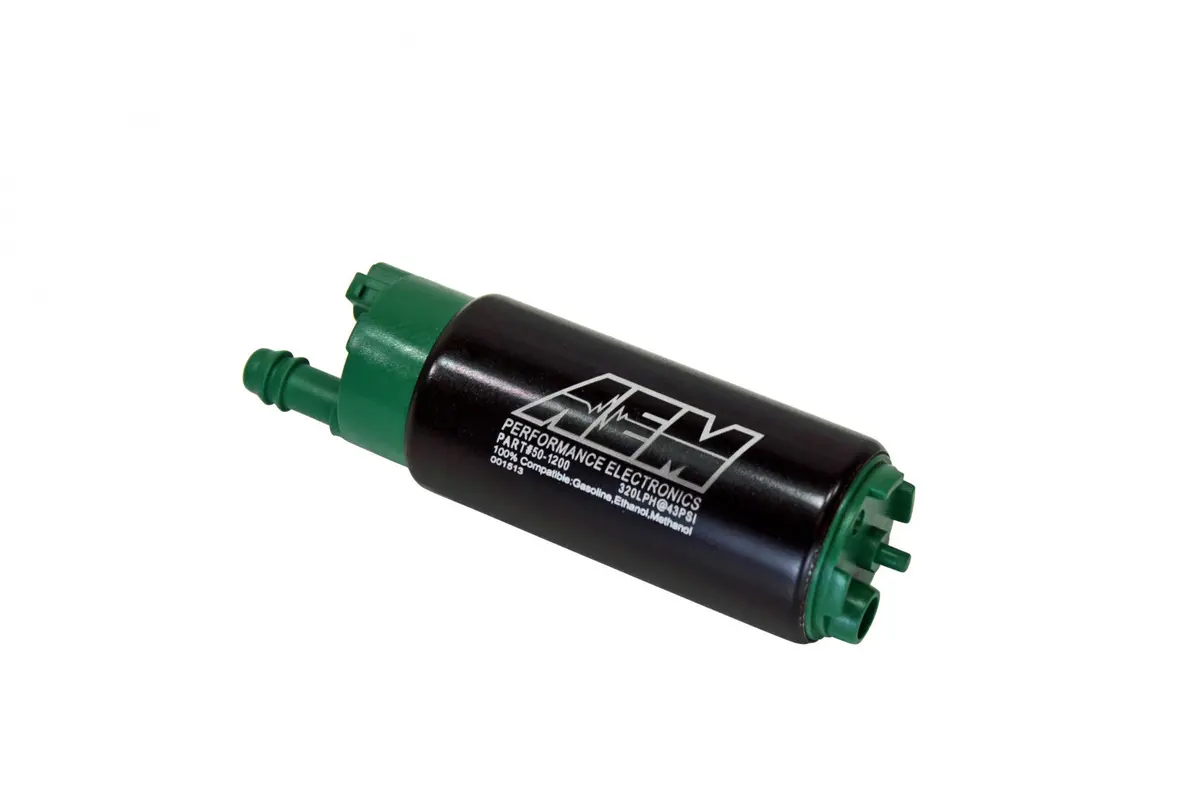 Aem 340Lph E85-Compatible High Flow In-Tank Fuel Pump (Offset Inlet) 2