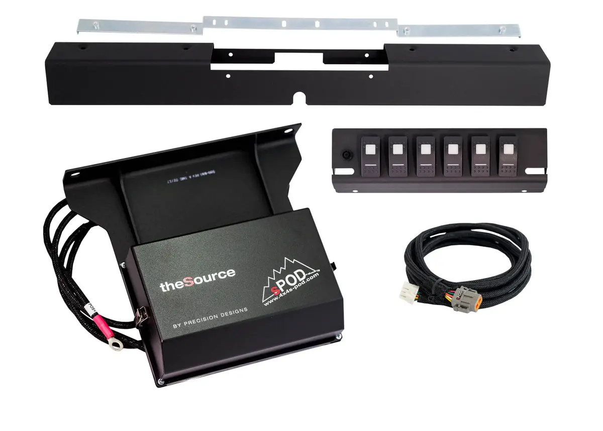 Tj 6 Switch Panel With Dual Lit Blue Led Switches 97-02 Wrangler Tj 1