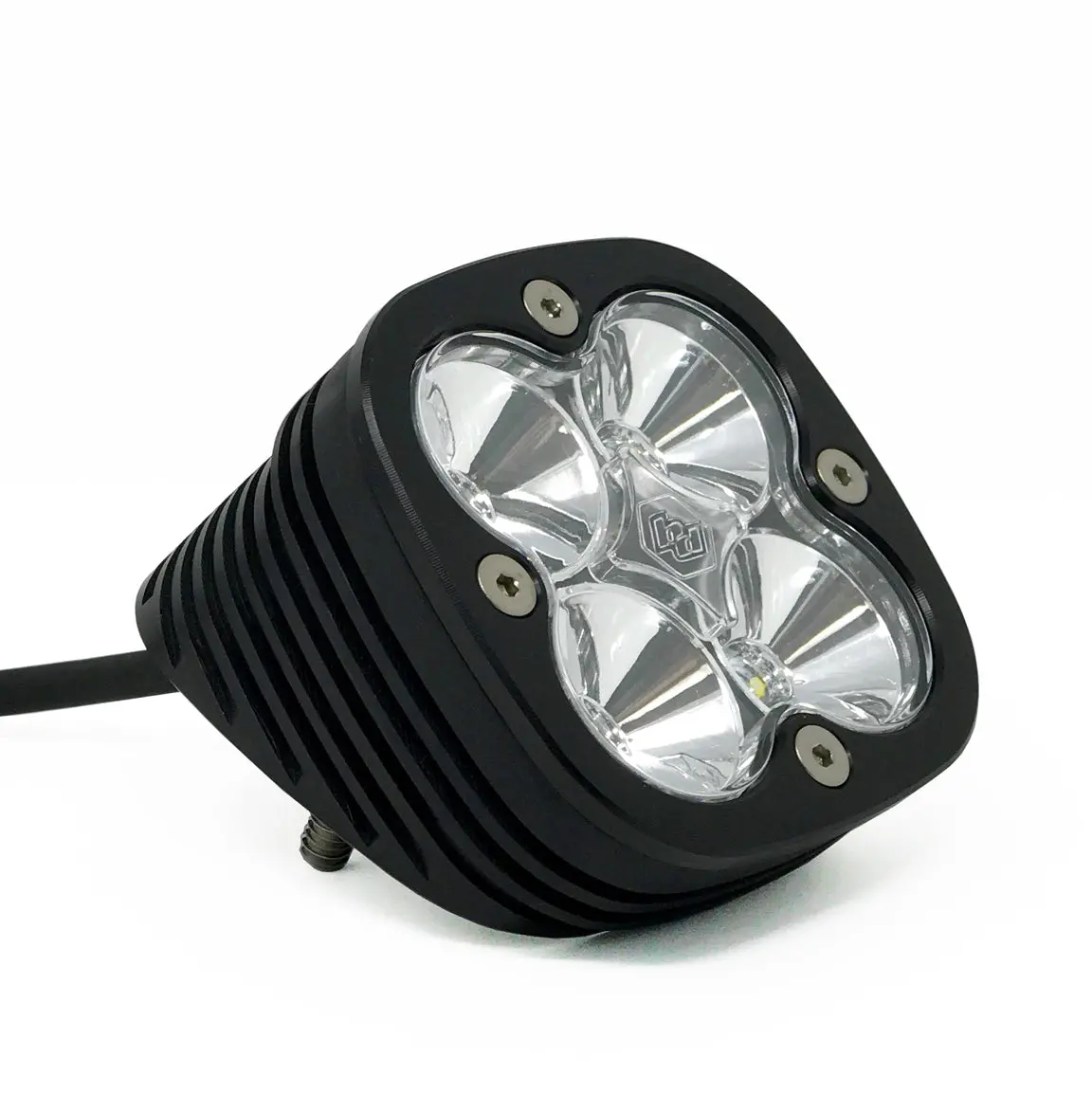 Flush Mount Led Light Pod Angled Black Clear Lens Work/Scene Pattern Squadron Sport Baja Designs 1