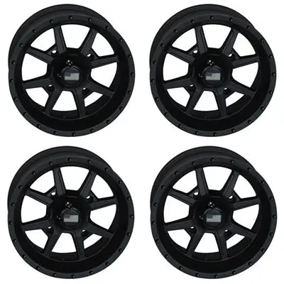 Frontline 556 Wheels - Stealth Flat Black 1