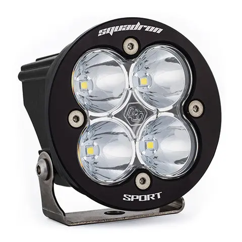 Led Light Pod Clear Lens Spot Pattern Each Squadron R Sport Baja Designs 1