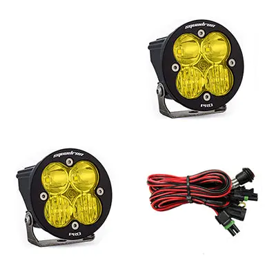 Led Light Pods Amber Lens Driving/Combo Pair Squadron R Pro Baja Designs 1