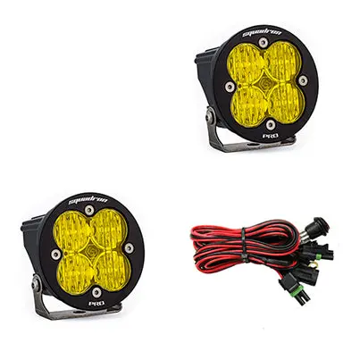 Led Light Pods Amber Lens Wide Cornering Pair Squadron R Pro Baja Designs 1