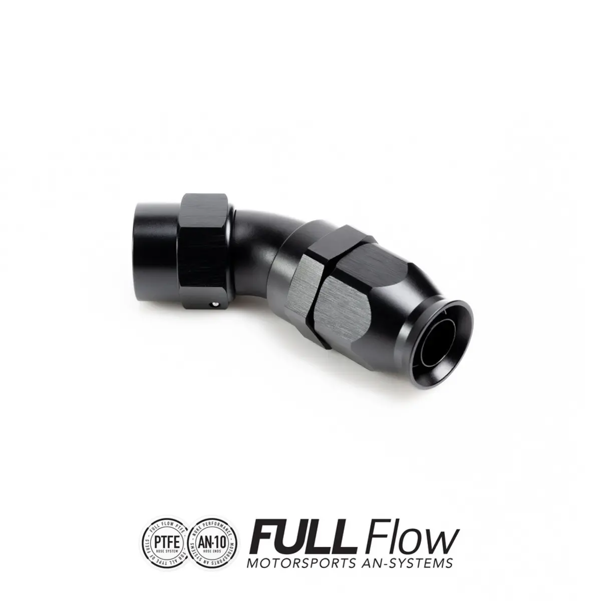 Nuke Performance Full Flow Ptfe Hose End Fitting 45 Degree An-10 1