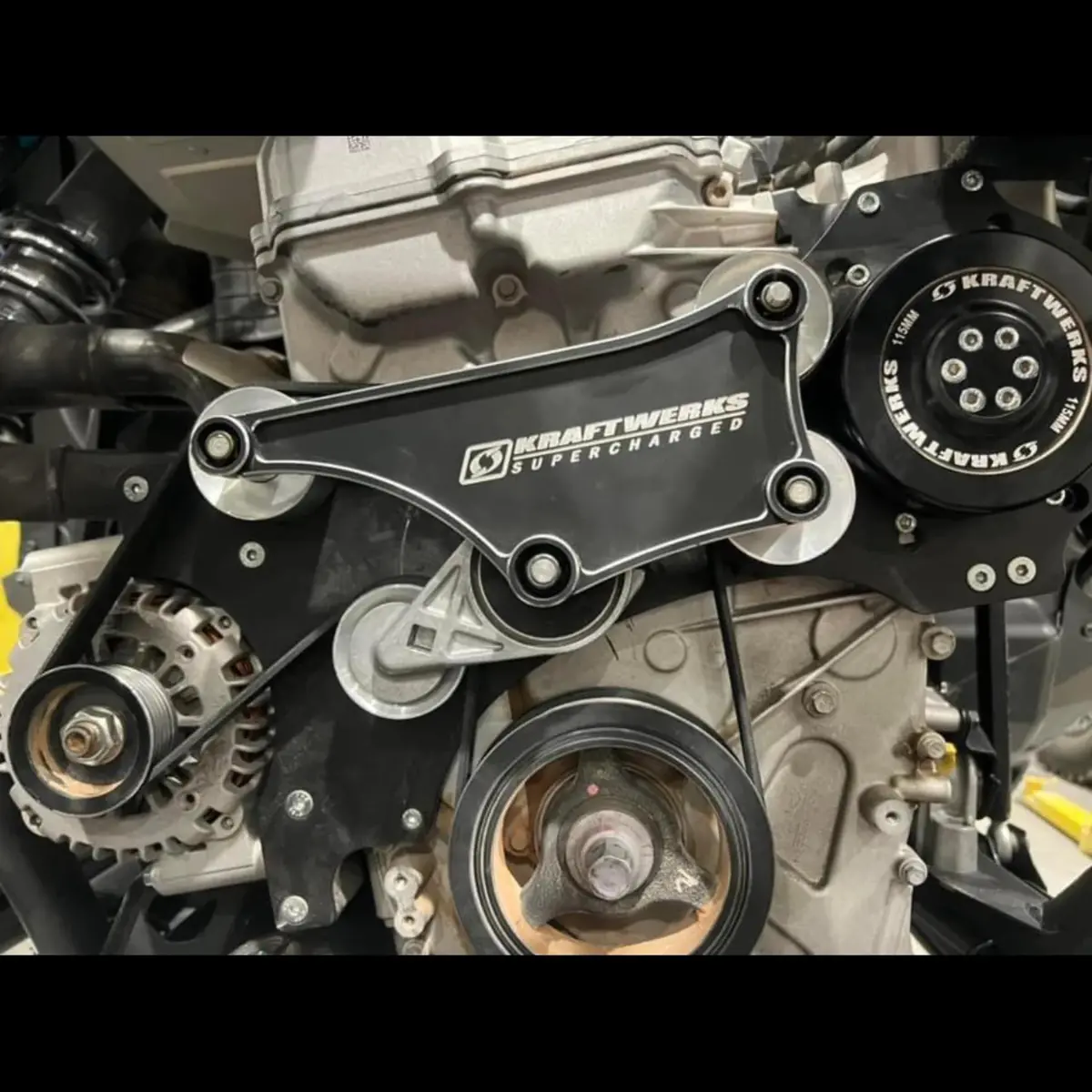 Complete Billet Pulley Upgrade Kit For Pro R Kraftwerks Supercharger Kit 2