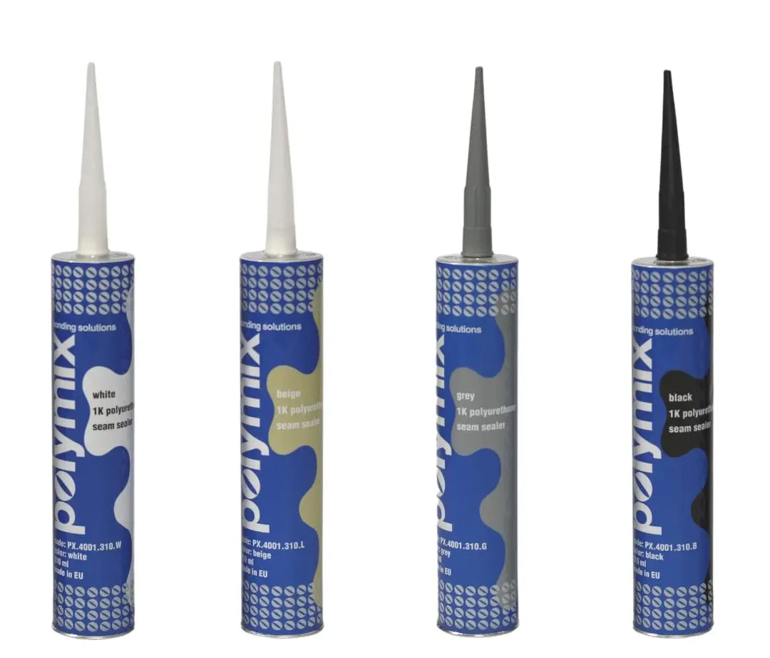Polymix Px.4001 Seam Sealer - Black, White, Gray, Beige 1