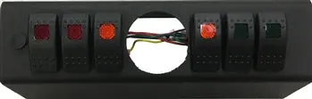 Jk 6 Switch Panel W/2-1/16 Inch Diameter Empty Gauge Hole 07-08 Wrangler Jk 1