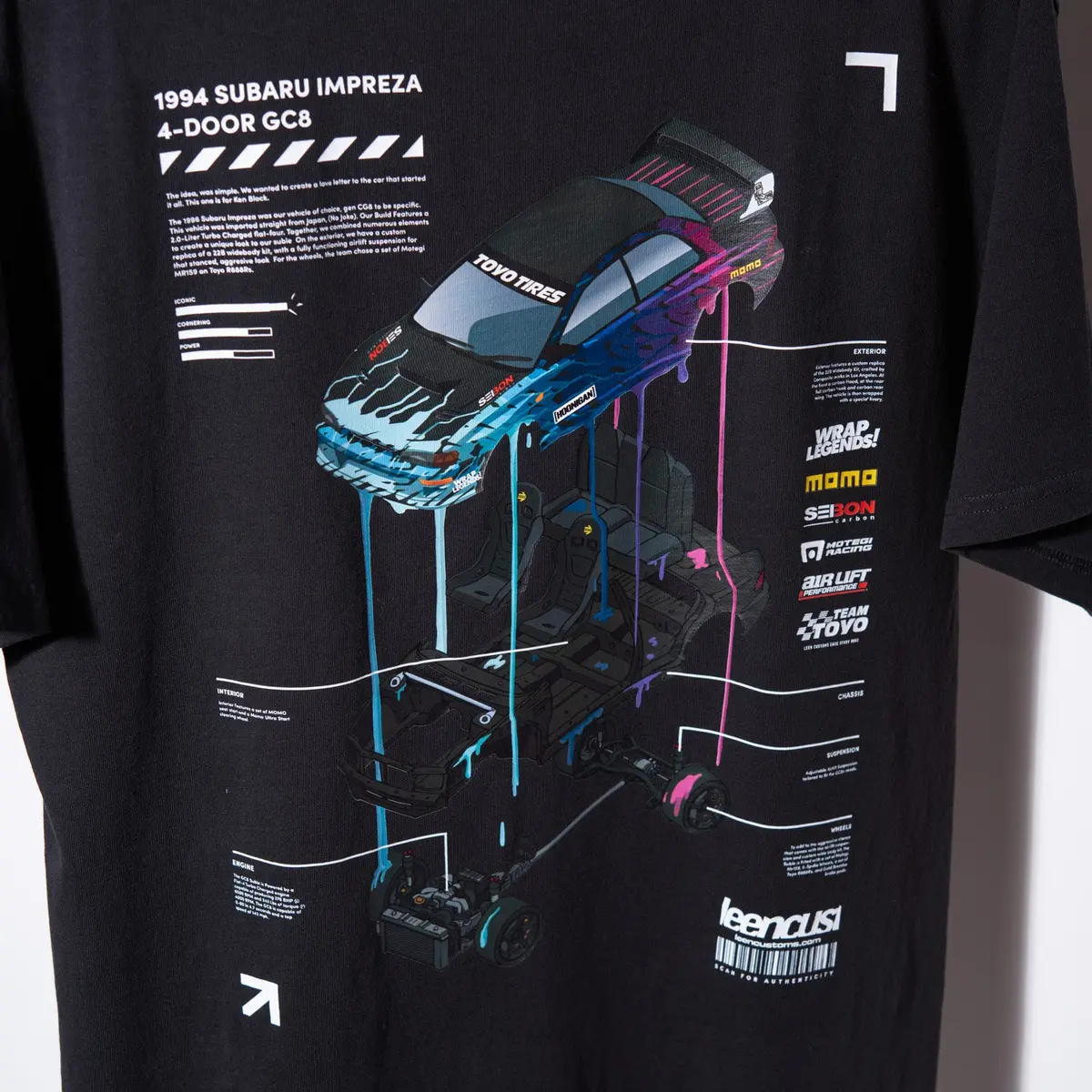 Lc "Sema Gc8" Staple Tee - Black 2