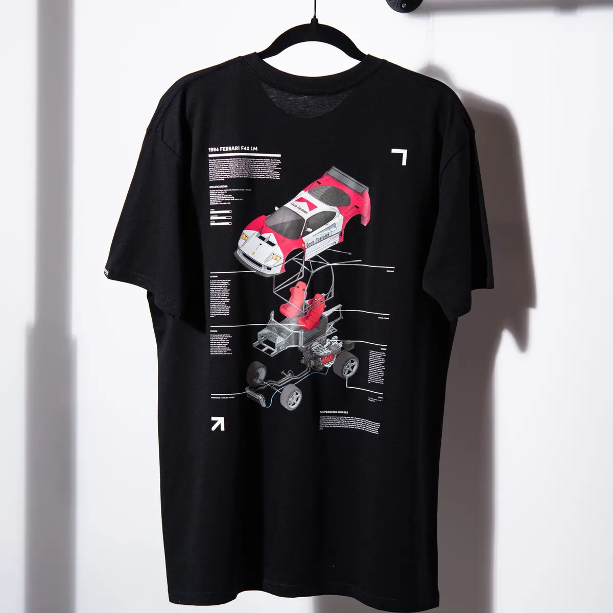 Lc "F40" Staple Tee - Black 1