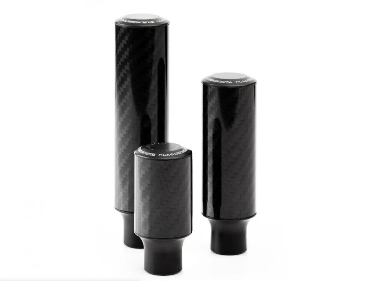 Nuke Performance Cavernous Carbon Fiber Shift Knob - Gloss Finish, 115Mm 1