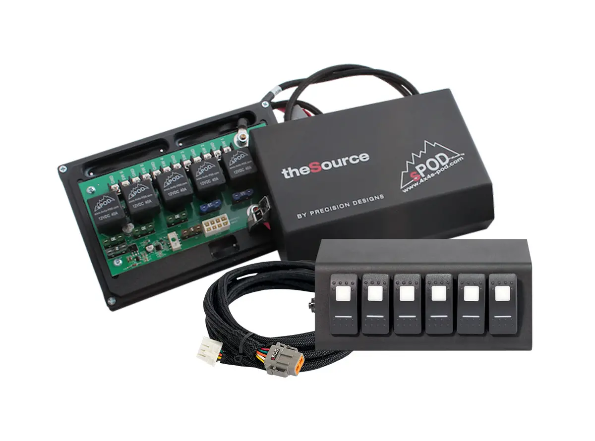 Mini (7 Inch) 6 Switch Panel With Amber Dual Lit Led Switches 1