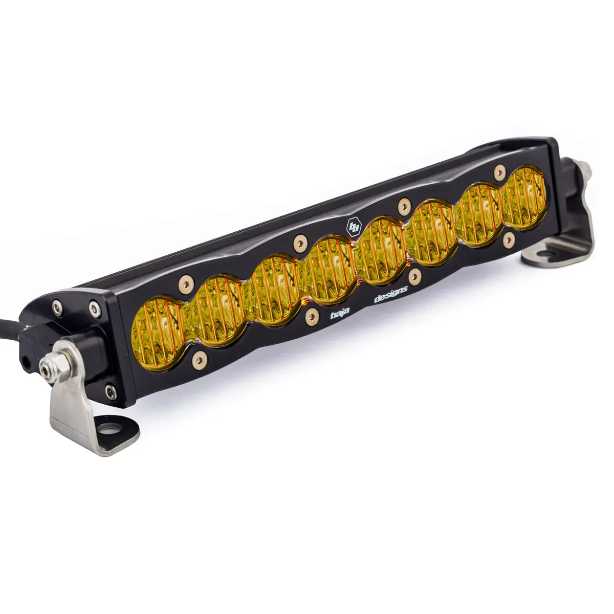 S8, 10" Wide Driving Amber,Led Light Bar 1