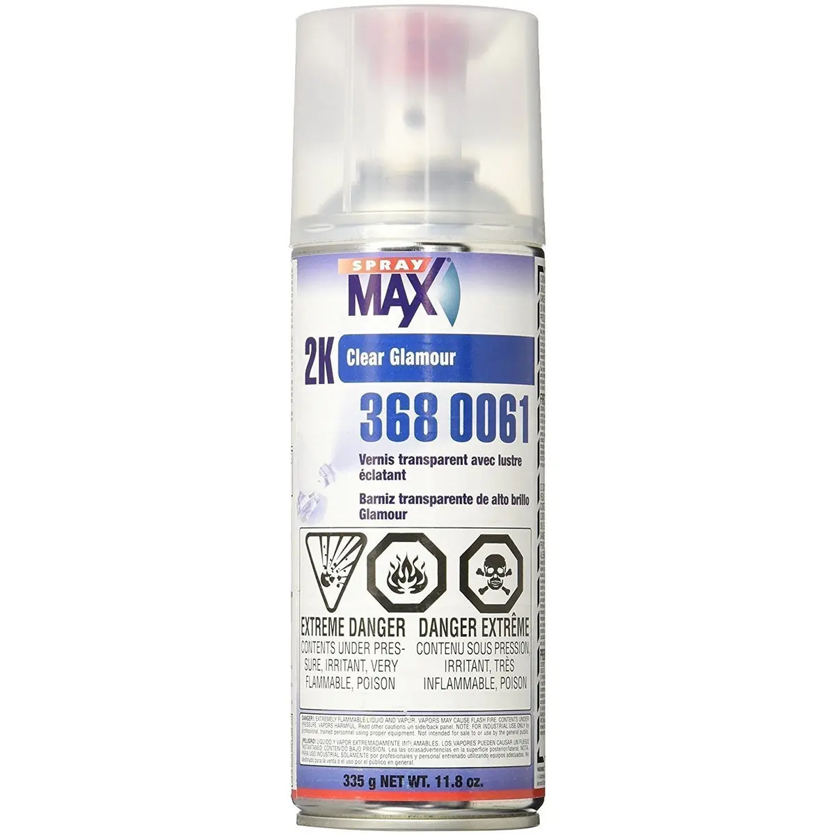 Spray Max 2K Clear Glamour Aerosol Clear Coat , 3680061 1