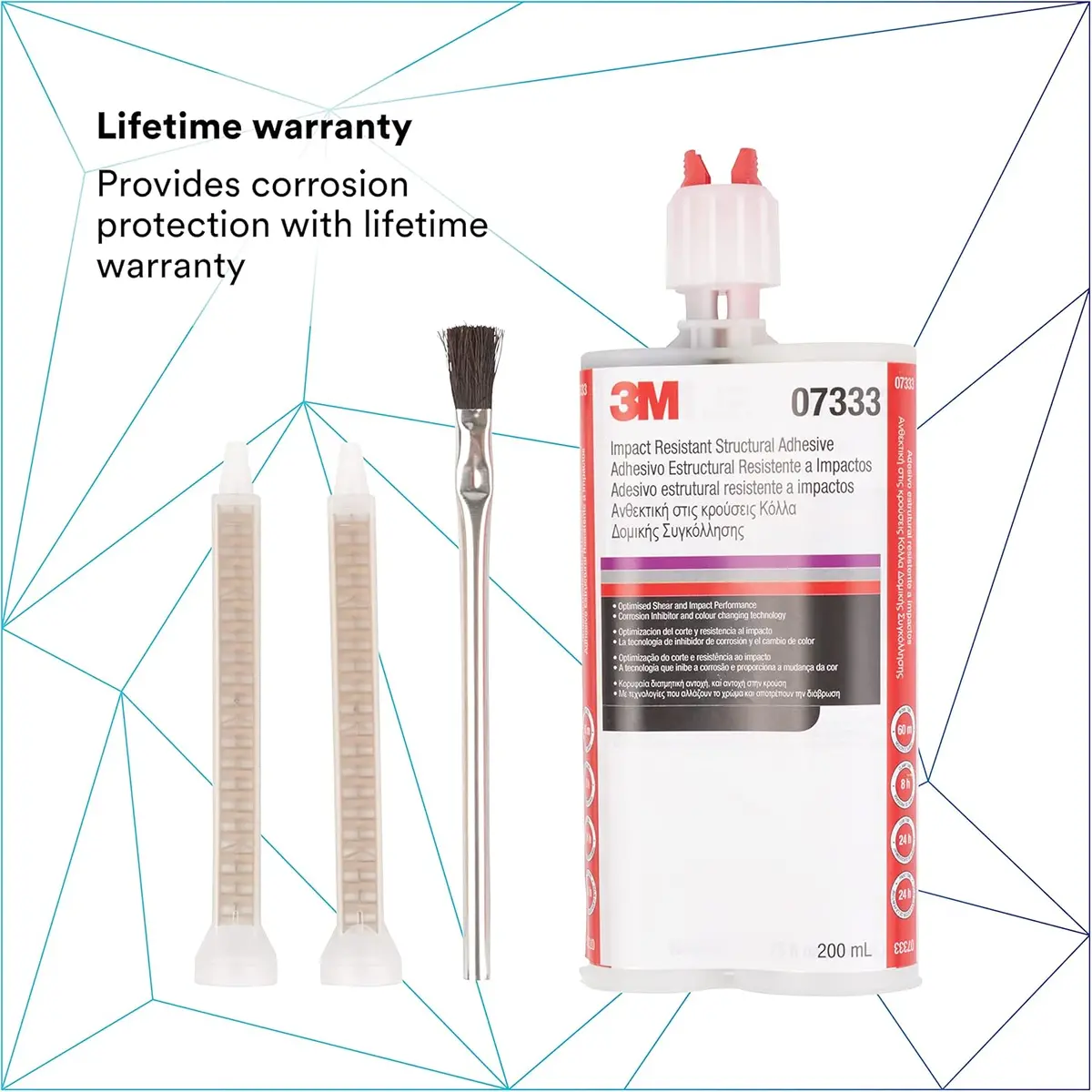 3M 07333 Impact-Resistant Structural Adhesive 200 Ml 2