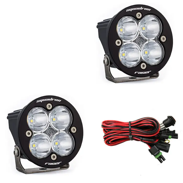 Led Light Pods Clear Lens Spot Pair Squadron R Racer Edition Baja Designs 1