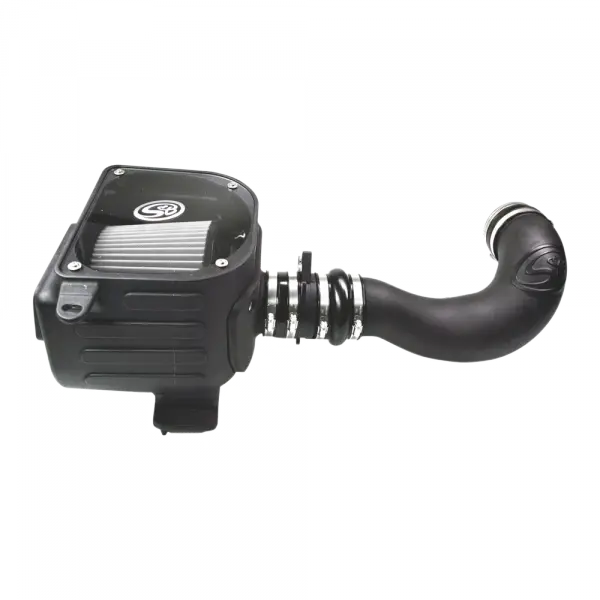 Cold Air Intake For 07-08 Gmc Sierra 4.8L, 5.3L, 6.0L Dry Dry Extendable White 1