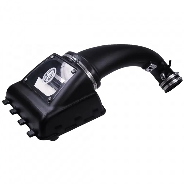 Cold Air Intake For 11-14 Ford F150 V8-5.0L Dry Dry Extendable White 1