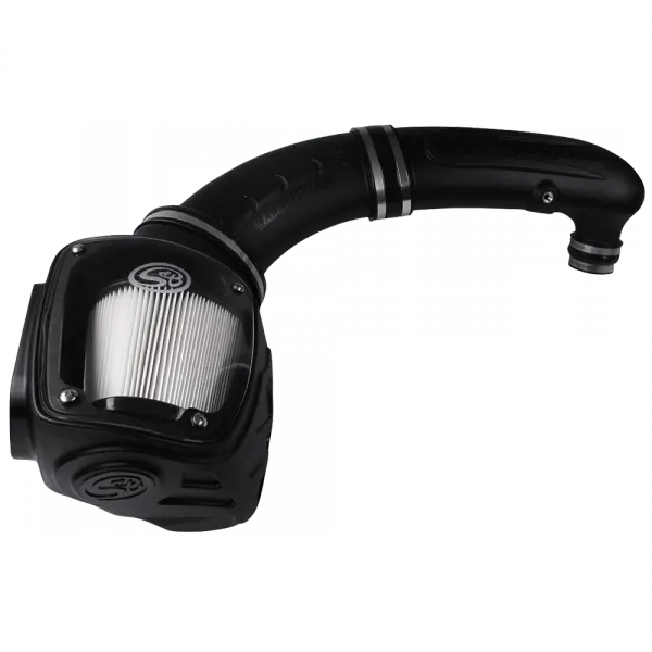 Cold Air Intake For 97-06 Jeep Wrangler Tj L6-4.0L Dry Dry Extendable White 1
