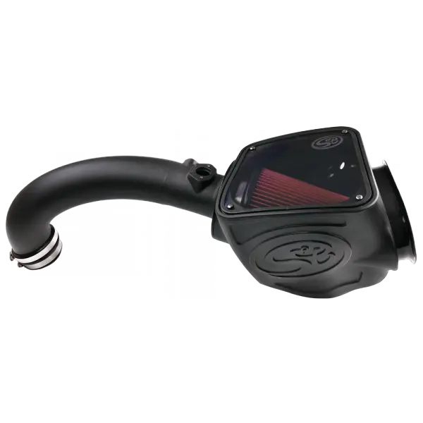 Cold Air Intake For 16-18 Nissan Titan, V8-5.0L Cummins Oiled Cotton Cleanable Red 1