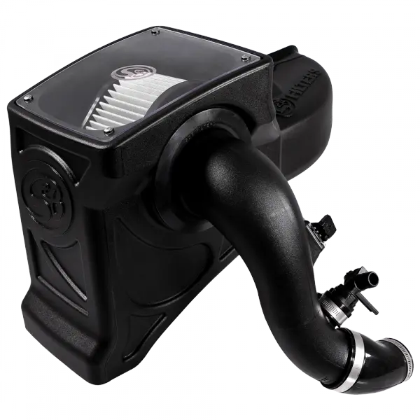 Cold Air Intake For 16-19 Chevrolet Colorado Gmc Canyon 2.8L Duramax Dry Dry Extendable White 1