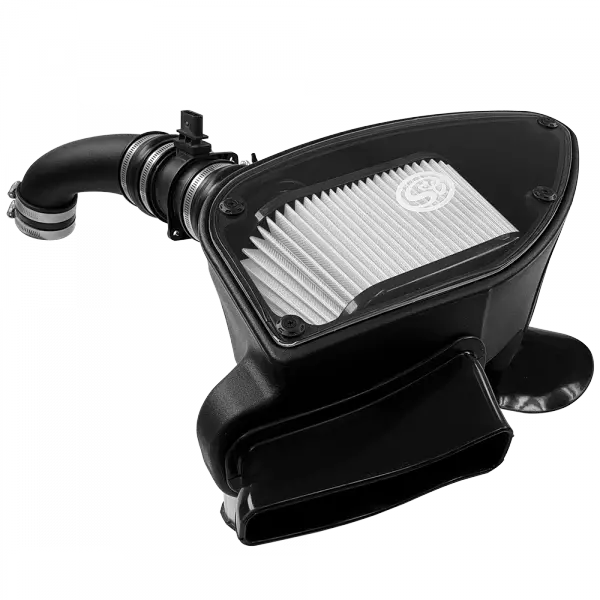 Cold Air Intake For 10-14 Vw 2.0L Tdi , 2015 Vw Jetta 2.0L Tdi Dry Extendable White 1