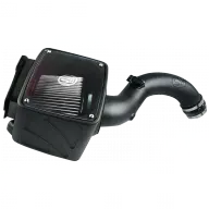 Cold Air Intake For 04-05 Chevrolet Silverado Gmc Sierra V8-6.6L Lly Duramax Dry Extendable White 1
