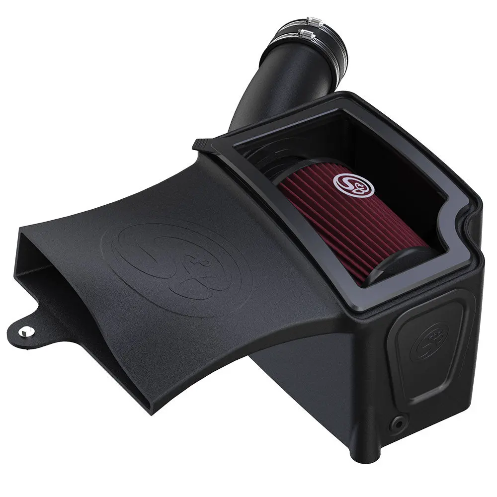 Cold Air Intake For 94-97 Ford F250 F350 V8-7.3L Powerstroke Cotton Cleanable Red 1