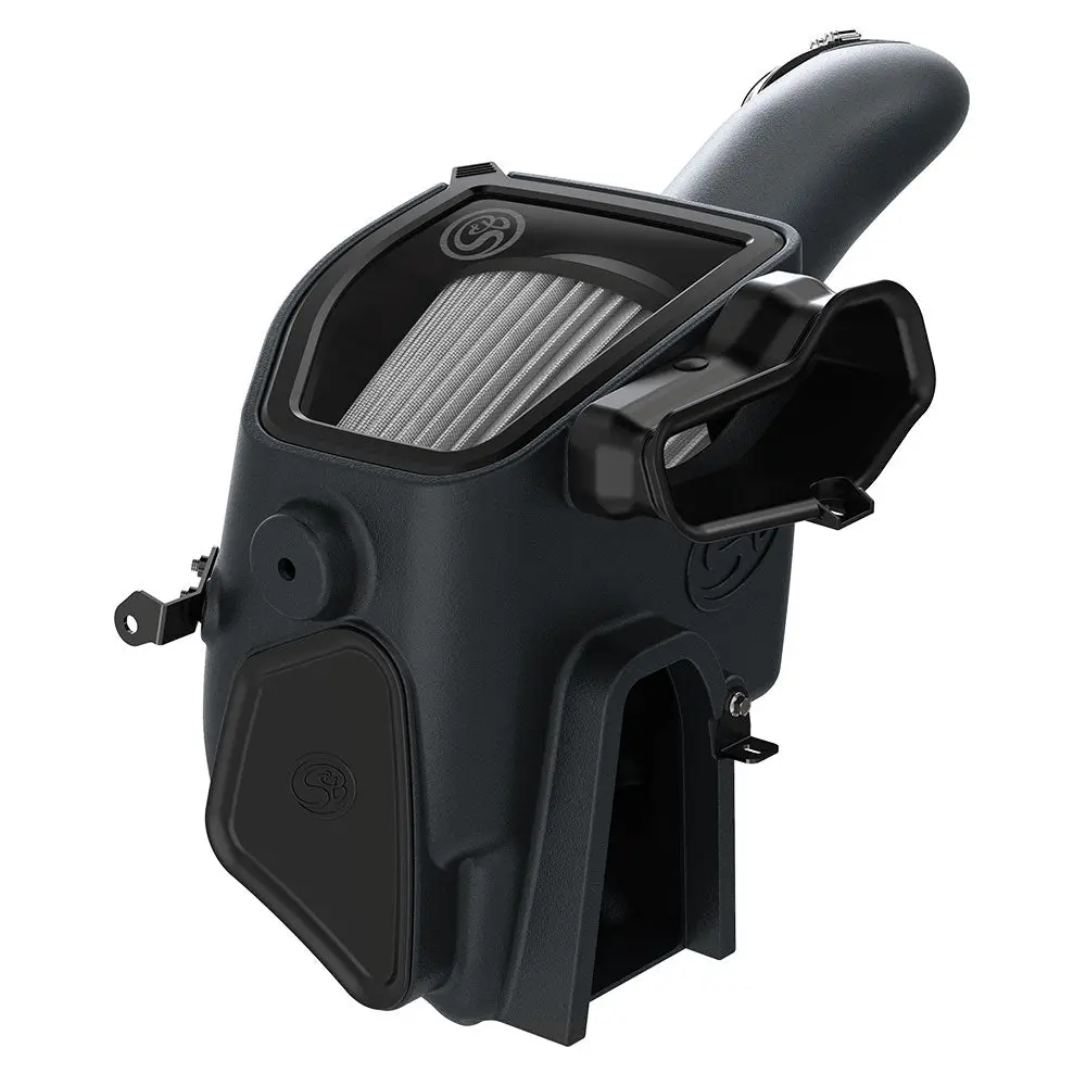 Cold Air Intake For 20-22 Ford F250 F350 V8-6.7L Powerstroke Dry Extendable White 1
