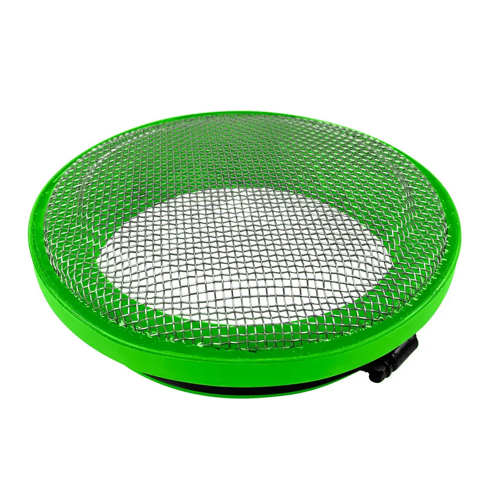 Turbo Screen 6.0 Inch Lime Green Stainless Steel Mesh W/Stainless Steel Clamp 1