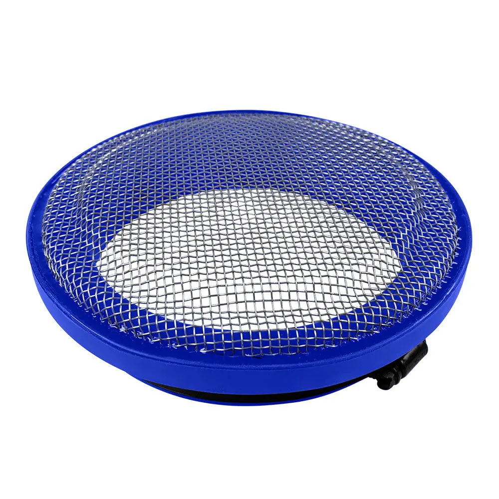 Turbo Screen 5.0 Inch Blue Stainless Steel Mesh W/Stainless Steel Clamp 1