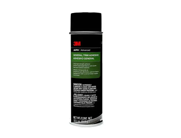 3M 08088 General Trim Adhesive, 18.1 Fl-Oz Aerosol Can, Clear, 1 To 5 Min Application 1