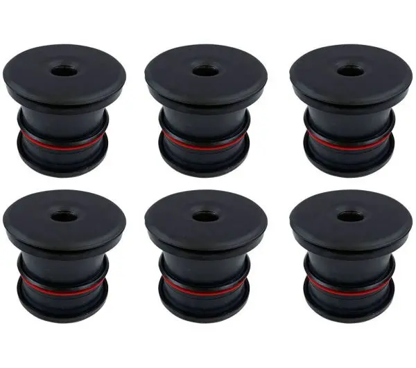 Silicone Body Mount Kit For 08-16 Ford F-250/F-350 Powerstroke 6.4L/6.7L Reg/Extend Cab 6 Pc 1
