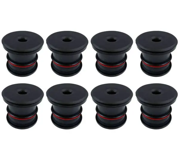 Silicone Body Mount Kit For 08-16 Ford F-250/F-350 Powerstroke 6.4L/6.7L Crew Cab 8 Pc 1