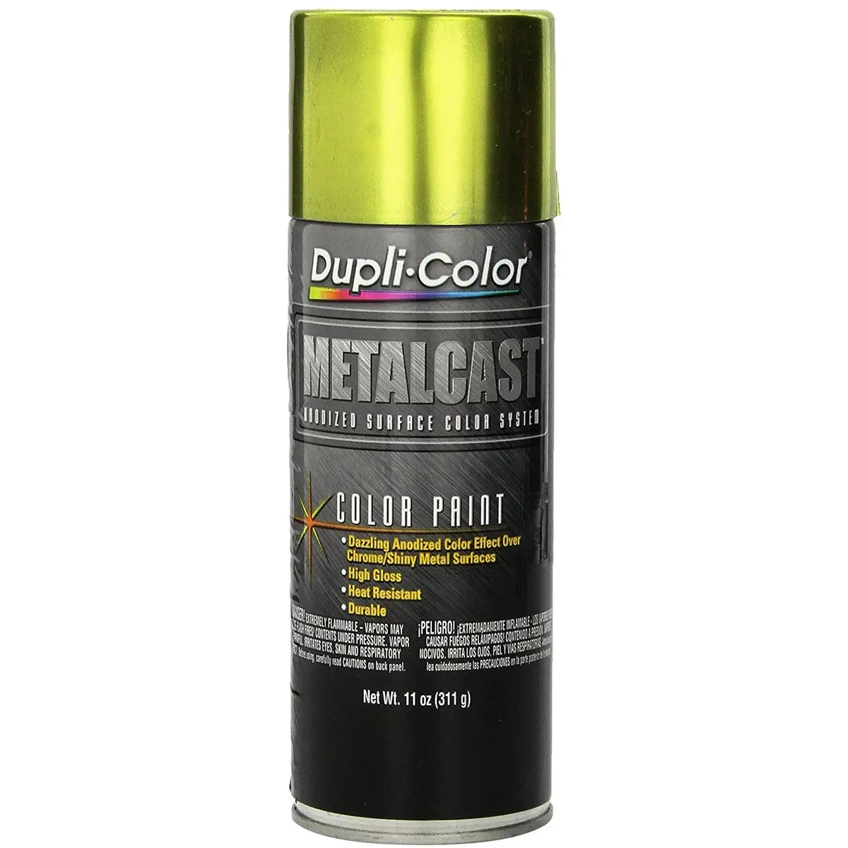 Duplicolor Mc202 Yellow Metal Cast Anodized Color - 11 Oz 1