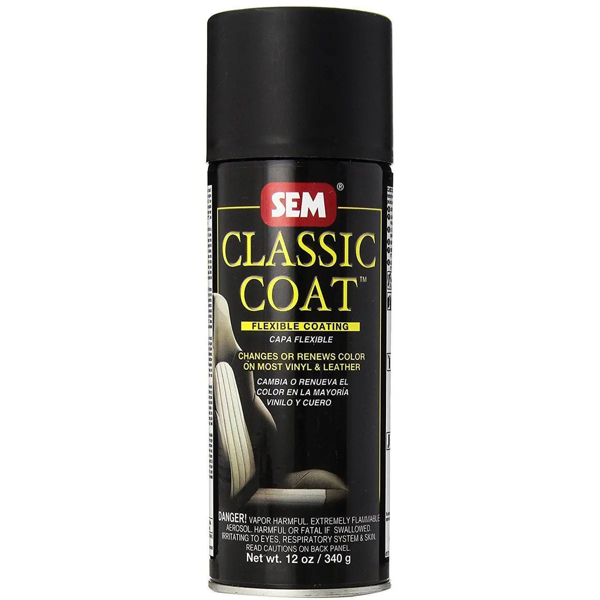 Sem 17503  Classic Coat Limo Flat Black - 12 Oz. 1