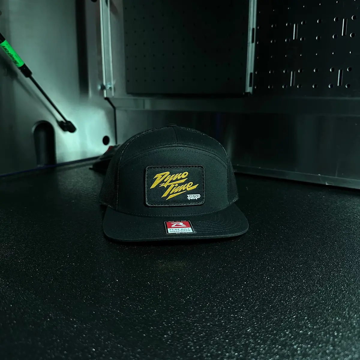 Dyno Time Patch 7 Panel Trucker Hat – Black 1