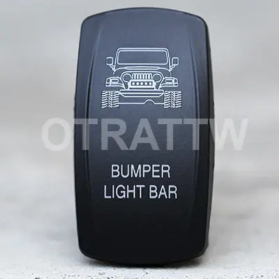 Switch, Rocker Tj Bumper Light Bar 1
