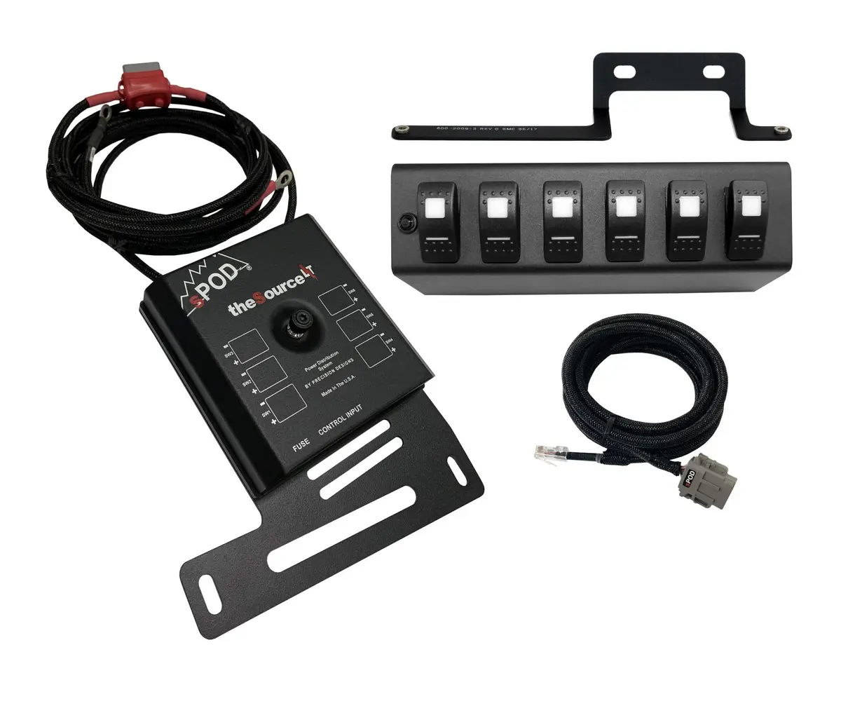 Sourcelt W/ Blue Led Switch Panel For Jk 2009-2018 1