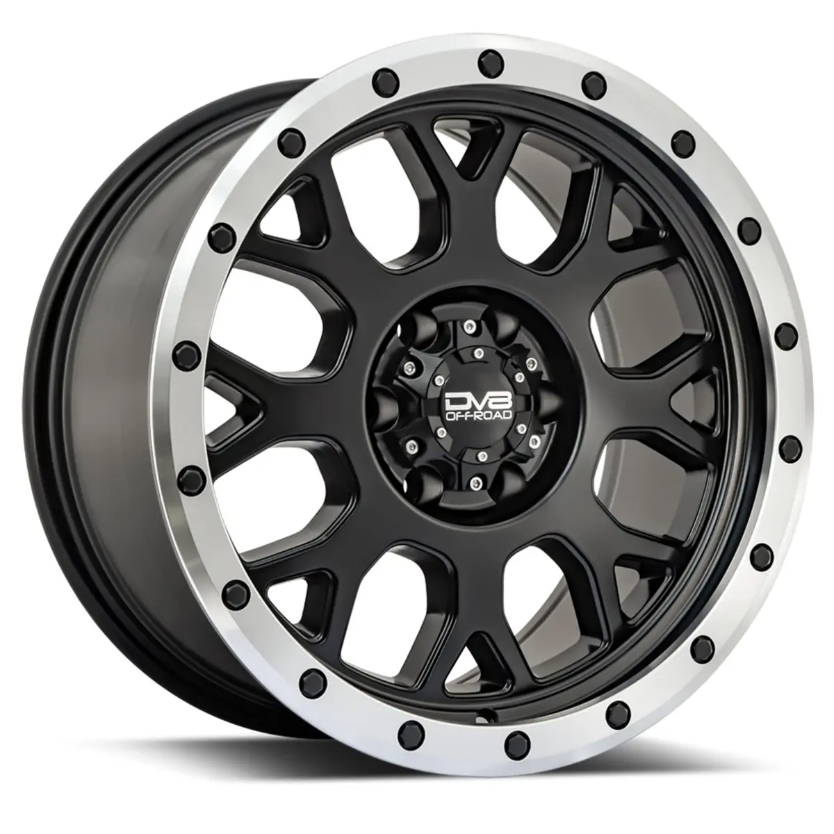 887 Simulated Beadlock Matte Black 17X9 6X120 +20Mm 1