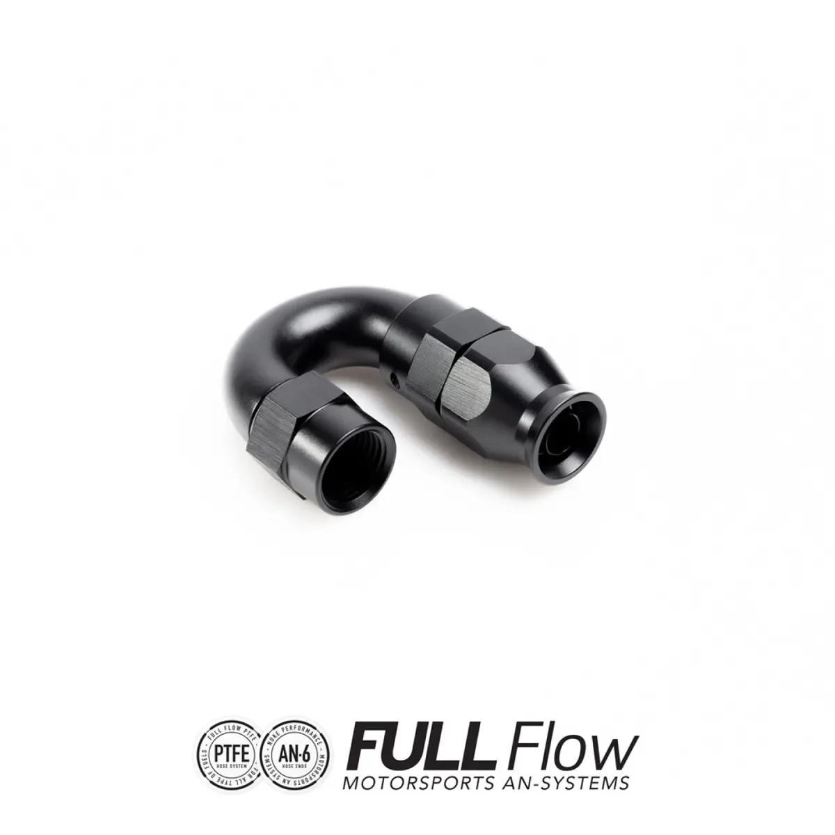 Nuke Performance Full Flow Ptfe Hose End Fitting 180 Degree An-6 1